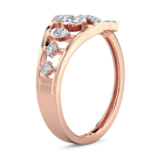 Sunbeam Diamond Band-Rose Gold