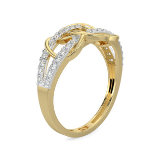 Three Oval Ring-Yellow Gold