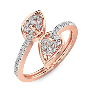 Blooming Petals Ring-Rose Gold