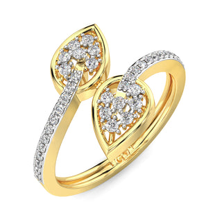 Blooming Petals Ring-Yellow Gold