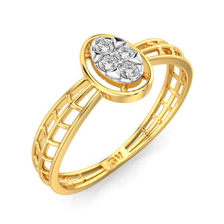 Whisper Diamond Ring-Yellow Gold