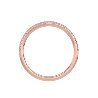 Contour Diamond Band-Rose Gold