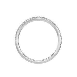 Contour Diamond Band-White Gold