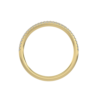Contour Diamond Band-Yellow Gold