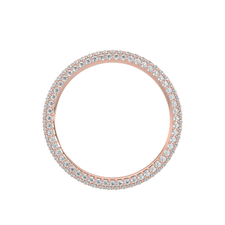 Twinkling Diamond Band-Rose Gold