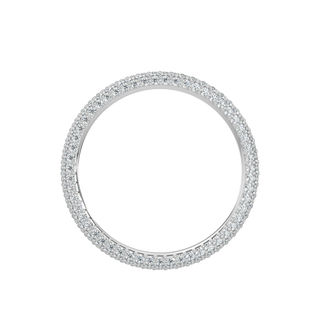 Twinkling Diamond Band-White Gold