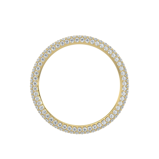 Twinkling Diamond Band-Yellow Gold