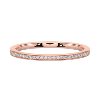 Stackable Diamond Band-Rose Gold
