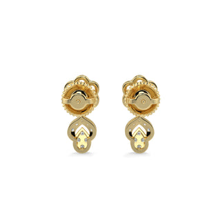 Enchanted Diamond Earrings-Yellow Gold
