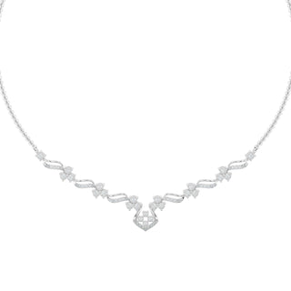 Celestial Diamond Necklace-White Gold