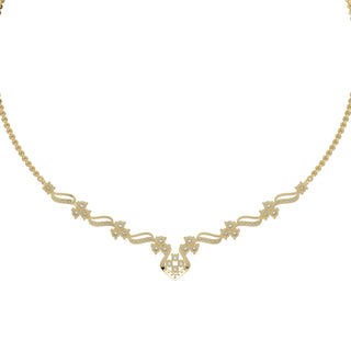 Celestial Diamond Necklace-Yellow Gold