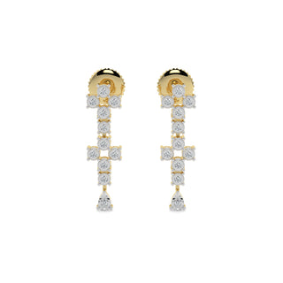 Moonlit Diamond Earring-Yellow Gold