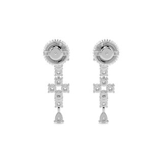 Moonlit Diamond Earring-White Gold