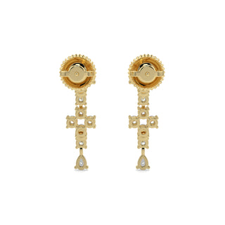 Moonlit Diamond Earring-Yellow Gold