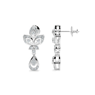 Delicate Charm Earring-White Gold