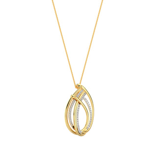 Forever Shine Diamond Pendant-Yellow Gold