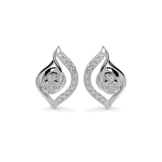 Aurora Studs-White Gold