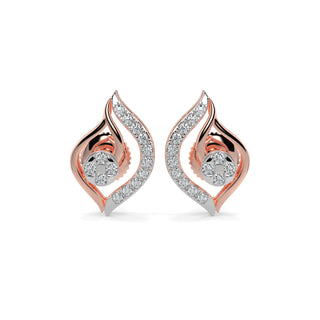Aurora Studs-Rose Gold