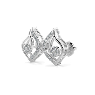 Aurora Studs-White Gold