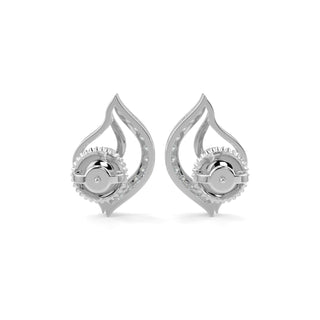Aurora Studs-White Gold
