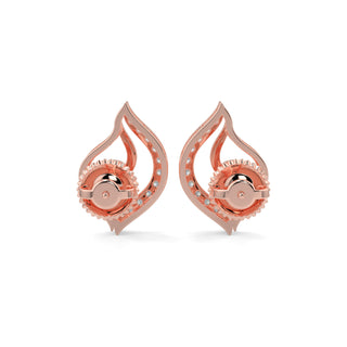Aurora Studs-Rose Gold