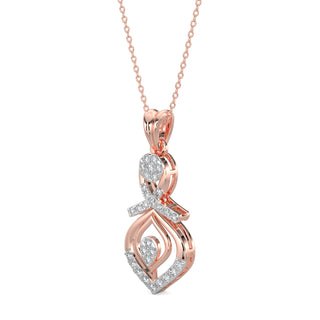 Twilight Drop Pendant-Rose Gold