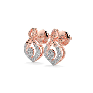 Starlite Sparkle Earrings-Rose Gold