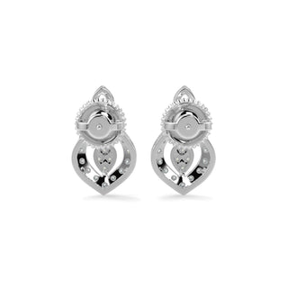 Starlite Sparkle Earrings-White Gold