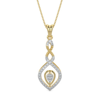 Starlite Sparkle Pendant-Yellow Gold