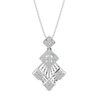 Moonlit Mystique Pendant-White Gold