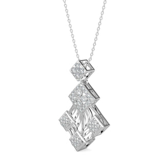 Moonlit Mystique Pendant-White Gold