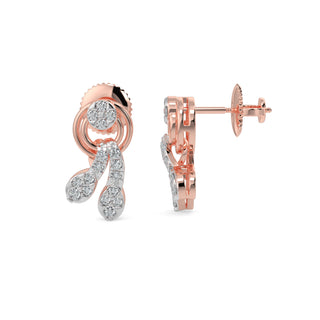 Everyday Charms Earrings-Rose Gold