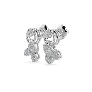Everyday Charms Earrings-White Gold