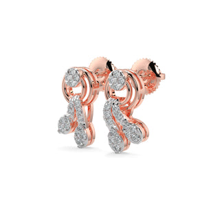 Everyday Charms Earrings-Rose Gold