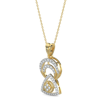 Whisper in Winds Pendant-Yellow Gold