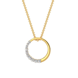 Stellar Diamond Chain Necklace-Yellow Gold