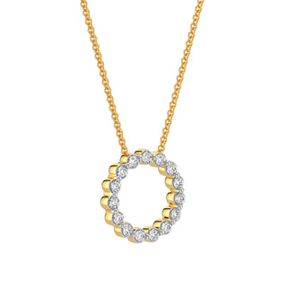 Brilliant Diamond Chain Necklace-Yellow Gold