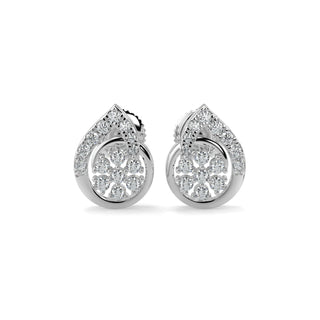 Radiant Earrings-White Gold