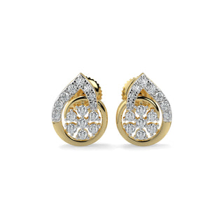 Radiant Earrings-Yellow Gold