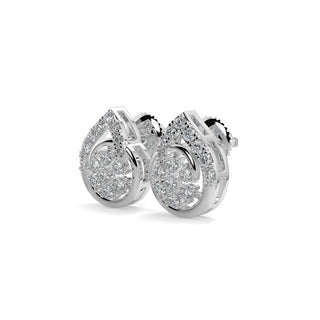Radiant Earrings-White Gold
