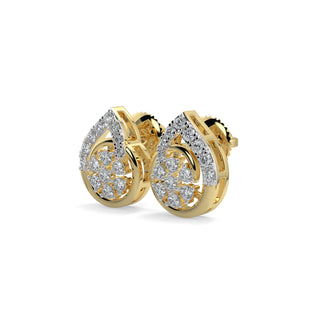 Radiant Earrings-Yellow Gold