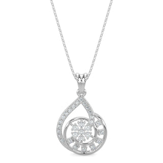 Radiant Pendant-White Gold