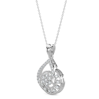 Radiant Pendant-White Gold