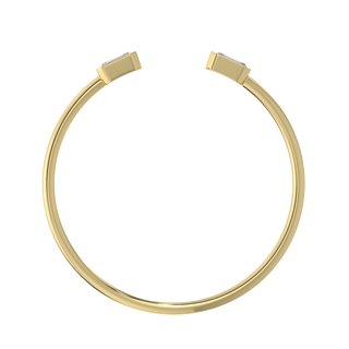 Emerald Duo LGD Solitaire Bracelet-Yellow Gold