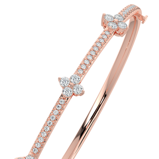 Sparkling Diamond Bracelet-Rose Gold