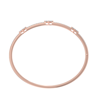 Sparkling Diamond Bracelet-Rose Gold