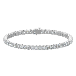 Oval LGD Solitaire Tennis Bracelet