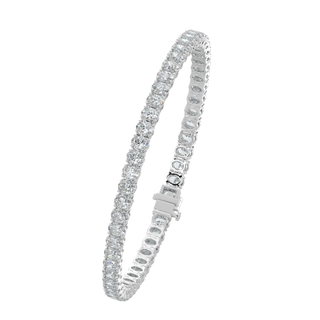 Oval LGD Solitaire Tennis Bracelet