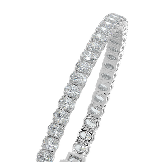 Oval LGD Solitaire Tennis Bracelet
