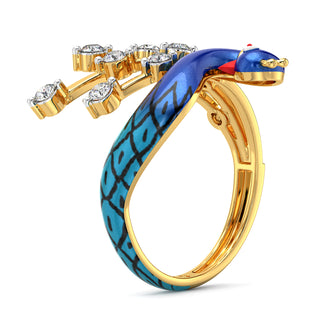 Tranquil Tail Ring-Yellow Gold
